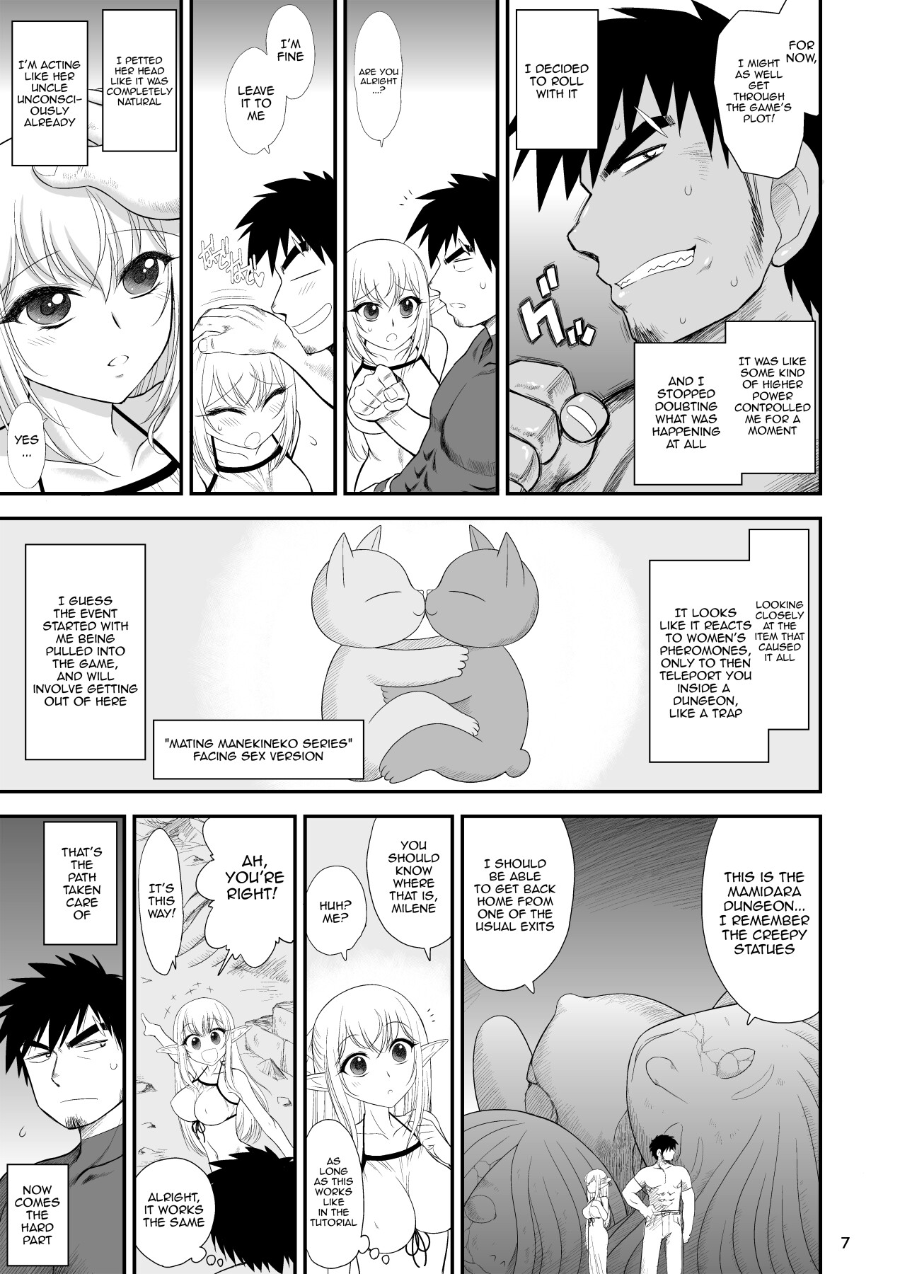 Hentai Manga Comic-Mami's Dungeon - Elf Niece-Read-7